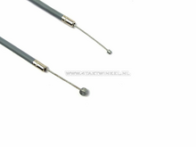 Throttle cable, Standard, gray, Japanese, fits SS50, CD50