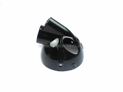 Headlight housing Ape & Monkey, with neutral light hole, black