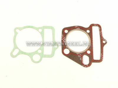 Gasket set A, head & cylinder, basic set: foot & head, 53mm 125cc