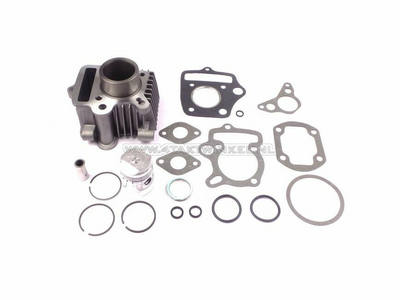 Cylinder kit, with piston & gasket 50cc, Honda OT, aluminum