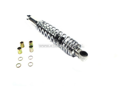 Shock absorber 330mm Kitaco chrome, per piece!