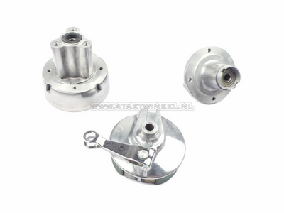 Hub Monkey set front & rear, polished