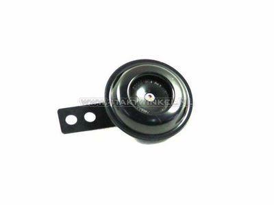 12 volt horn, universal bracket, black