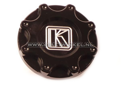 Fuel cap Monkey, CNC aluminum black