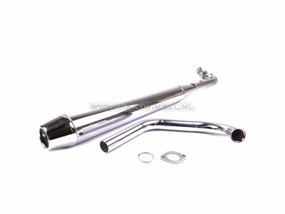 Exhaust standard, CB50J, separate parts.