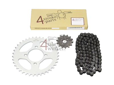 Sprockets and chain set, C70 OT standard, 4sp