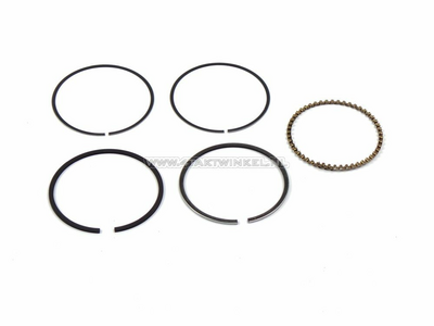 Piston rings 70cc GK4 / 126, 47.00 standard, original Honda