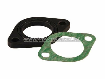 Insulator 26mm wide flange incl. O-ring + gasket