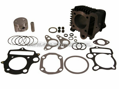 Cylinder kit, with piston & gasket 85cc, NT50 head, 49cc inscription