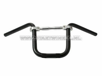 Handlebar aluminum with bar 210mm high black