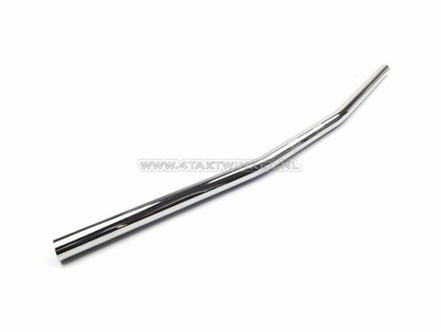 Handlebar universal, chrome, stick width 65cm