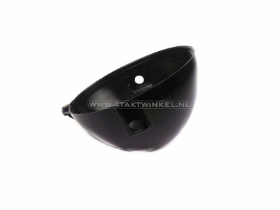 Headlight housing, black, fits SS50, CD50