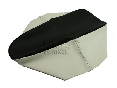 Seat cover, fits C50 OT, black / white, white all around