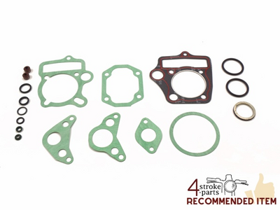 Gasket set A, head & cylinder, 52mm, A-quality, fits SS50, C50, Dax, green