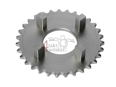 Rear sprocket 31, fits SS50, CB50, CY50, Dax, silver