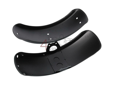 Mudguard set, Dax NT replica ab23 black, rolled edge