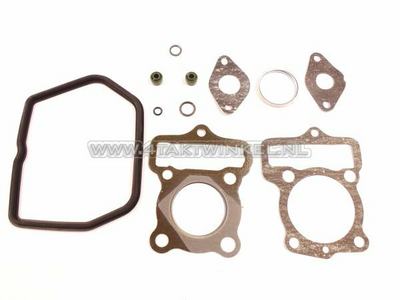 Gasket set A, head & cylinder, CB50, CY50, 50cc, original Honda, NOS