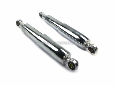 Shock absorber set 280mm MDI full chrome