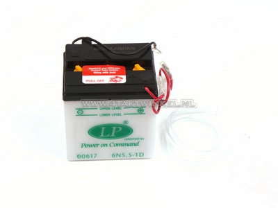 Battery 6 volt 5.5 ampere, fits C90 OT