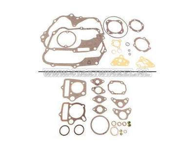 Gasket set AB, complete, 70cc, 85cc, A-quality, fits SS50, C50, Dax