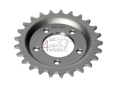 Rear sprocket Novio, PC50, 5 holes, 25