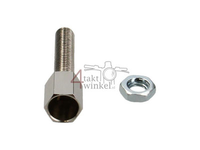 Cable adjuster, m5 thread with adjusting nut